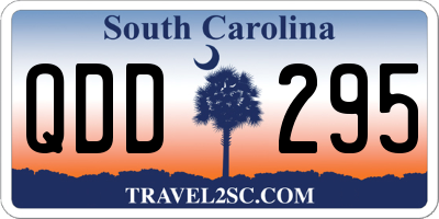 SC license plate QDD295