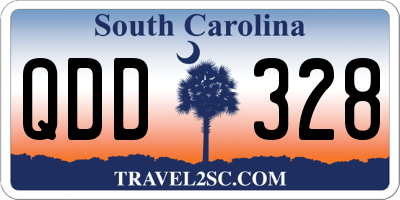SC license plate QDD328