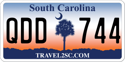 SC license plate QDD744