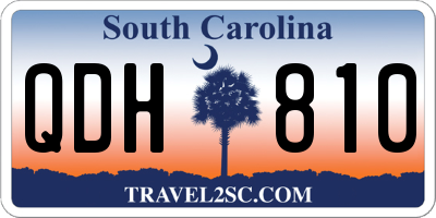 SC license plate QDH810