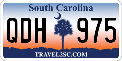 SC license plate QDH975