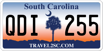 SC license plate QDI255