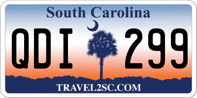 SC license plate QDI299