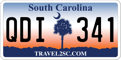 SC license plate QDI341