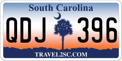 SC license plate QDJ396