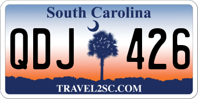 SC license plate QDJ426
