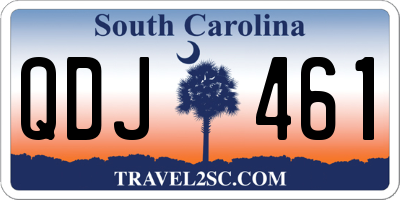 SC license plate QDJ461