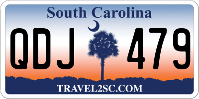 SC license plate QDJ479