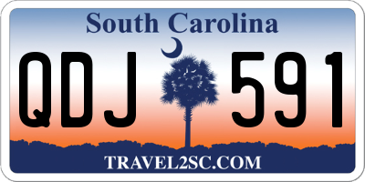 SC license plate QDJ591