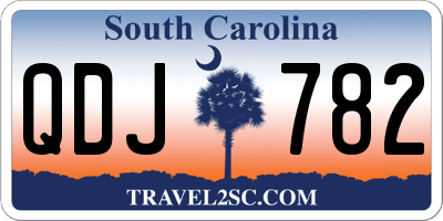 SC license plate QDJ782