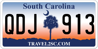 SC license plate QDJ913
