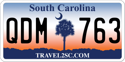 SC license plate QDM763