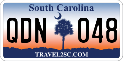 SC license plate QDN048