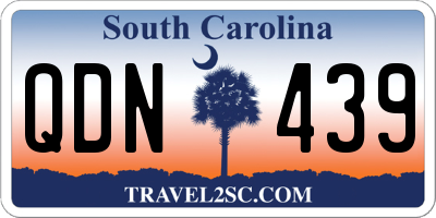 SC license plate QDN439