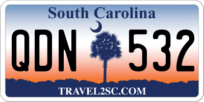 SC license plate QDN532