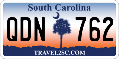 SC license plate QDN762