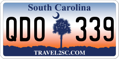 SC license plate QDO339