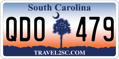 SC license plate QDO479