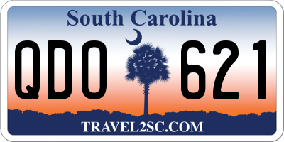 SC license plate QDO621
