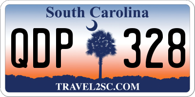 SC license plate QDP328
