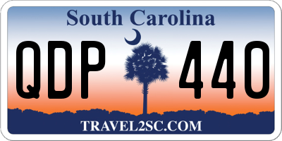 SC license plate QDP440