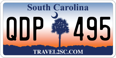 SC license plate QDP495