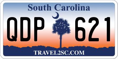 SC license plate QDP621