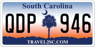SC license plate QDP946