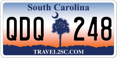 SC license plate QDQ248