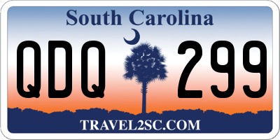 SC license plate QDQ299