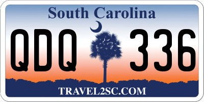 SC license plate QDQ336