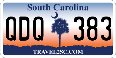 SC license plate QDQ383