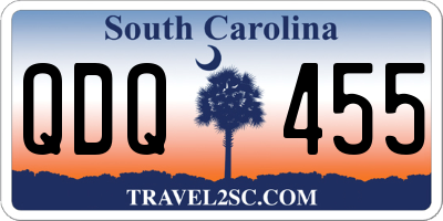 SC license plate QDQ455