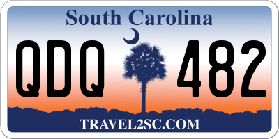 SC license plate QDQ482