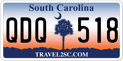 SC license plate QDQ518