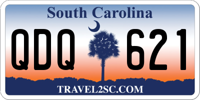 SC license plate QDQ621