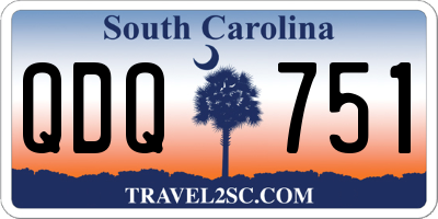 SC license plate QDQ751