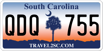 SC license plate QDQ755