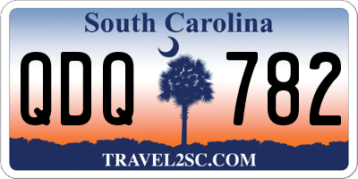SC license plate QDQ782
