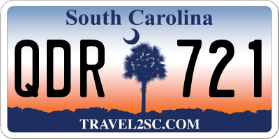 SC license plate QDR721