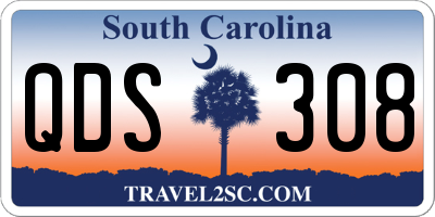 SC license plate QDS308