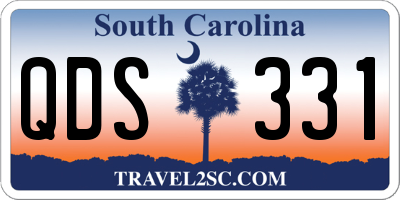 SC license plate QDS331