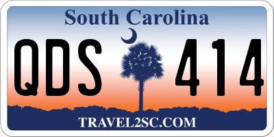 SC license plate QDS414
