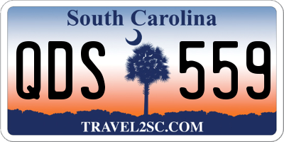 SC license plate QDS559