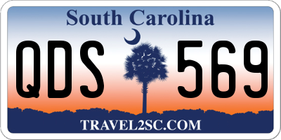 SC license plate QDS569