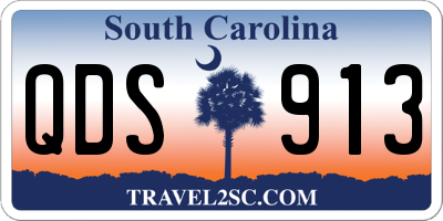SC license plate QDS913