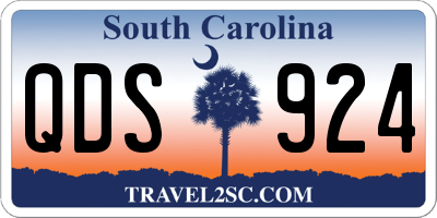 SC license plate QDS924