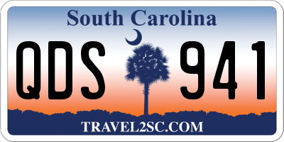SC license plate QDS941