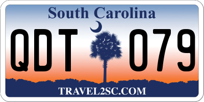 SC license plate QDT079