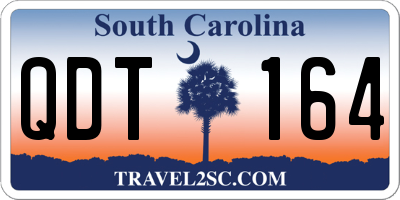 SC license plate QDT164